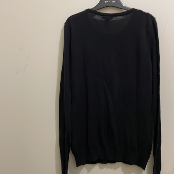 Tom Taylor black lace front sweater (sz l) - Picture 10 of 11